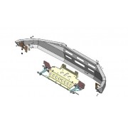 Pare chocs ASFIR avec support de treuil Isuzu D-Max 2012-2017