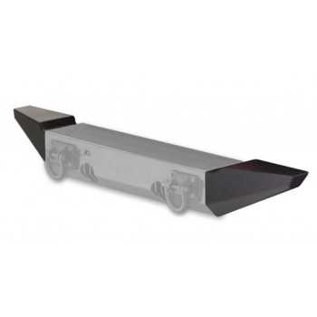 Embout de pare chocs noir large Jeep Wrangler JK 2007-2018