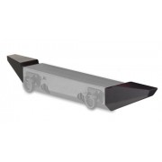 Embout de pare chocs noir large Jeep Wrangler JK 2007-2018