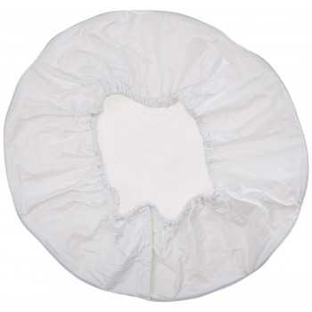 Housse de roue unie blanche diamètre 68 CM