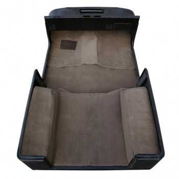 Tapis moquette de luxe brun Jeep Wrangler TJ 97-06