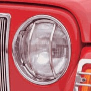 Grille de phare avant inox Jeep Wrangler TJ 1997-2006