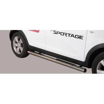 Marche pieds inox MAX 76 Kia Sportage 2010 -2015