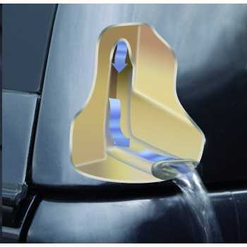 Hard top ALPHA blanc Mitsubishi L200 K74 2 portes 1996-2005