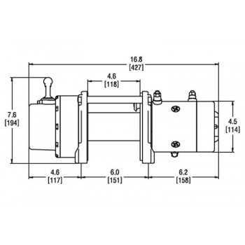 Treuil WARN 9.0 RC 12 Volts 4082 Kg
