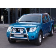 Big bar 76 mm inox Nissan Navara D40 2006-2014