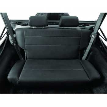 Banquette vinyl noire TRAILMAX™ II arrière Jeep CJ et Wrangler de 1955 à 1995