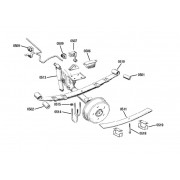 Etrier de maintien Lames de Ressort Jeep Cherokee