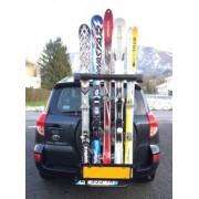 Porte ski acier noire 5 paires
