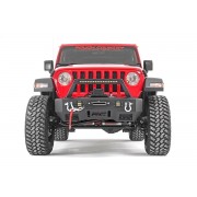 Pare-chocs avant en acier à LED avec support de treuil Jeep Wrangler JL
