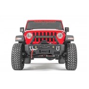 Pare-chocs avant en acier à LED avec support de treuil Jeep Wrangler JL