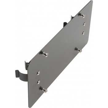 Support de plaque noir d'immatriculation pour guide-câble à rouleaux