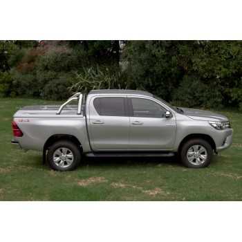 Roll bar inox double tube Ø70 pour TANGO SYSTEM Toyota Hilux 2016+ 4 portes
