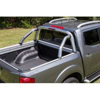 Roll bar inox double tube Ø70 pour TANGO SYSTEM Toyota Hilux 2016+ 4 portes