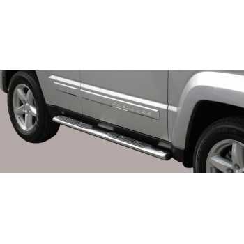 Marche pieds inox ovale Jeep Cherokee 2008-2013