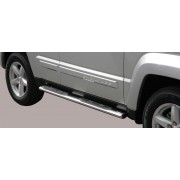 Marche pieds inox ovale Jeep Cherokee 2008-2013