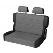 Banquette tissu noire TRAILMAX™ II arrière Jeep CJ et Wrangler de 1955 à 1995