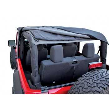 Capotage noir Jeep Wrangler JK 2007-2018