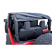 Capotage noir Jeep Wrangler JK 2007-2018
