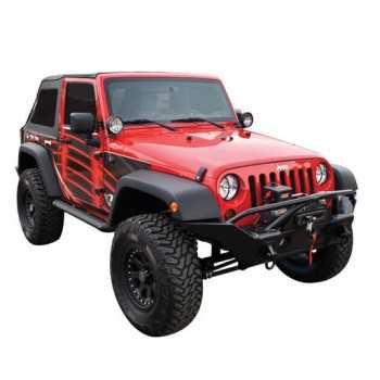 Capotage noir Jeep Wrangler JK 2007-2018