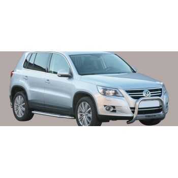 Medium bar inox 63 mm avec la marque Volkswagen Tiguan 2008-