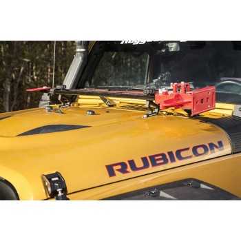 Support cric sur capot Jeep Wrangler JK 07-18