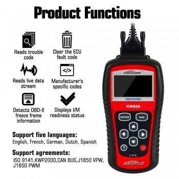 Lecteur de code OBDII-EOBD