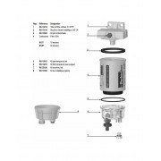 Préfiltre RACCORD série 120 gasoil 57L/Heures 30 Microns
