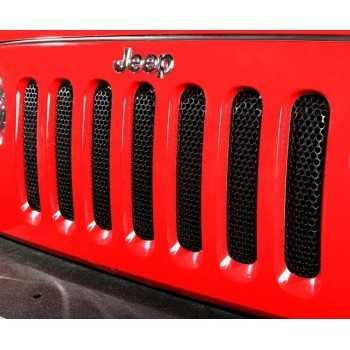 Enjoliveur de calandre noir JEEP WRANGLER JK 2007-2018