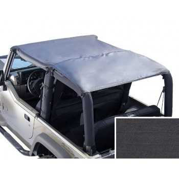 Bikini ISLAND TOPPERS noir denin Jeep CJ7 & Wrangler 1976-1991
