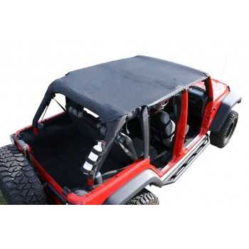 Bikini Island Toppers soft top noir Jeep Wrangler JK 2007-2009 4 portes
