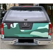 Hard top Star-lux a/vitres latèrales Nissan Navara D40 2005-2015 4 portes