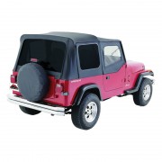 Capotage de remplacement sans arceau RT OFF ROAD noir WRANGLER YJ de 1987-1995