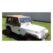 Capotage de remplacement sans arceau RT OFF ROAD beige WRANGLER YJ de 1987-1995