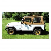 Capotage de remplacement sans arceau RT OFF ROAD beige WRANGLER YJ de 1987-1995