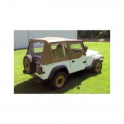 Capotage de remplacement sans arceau RT OFF ROAD beige WRANGLER YJ de 1987-1995