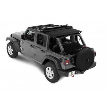 Capotage Bestop® trektop noir Jeep Wrangler JL 2018+ 4 portes