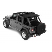 Capotage Bestop® trektop noir Jeep Wrangler JL 2018+ 4 portes