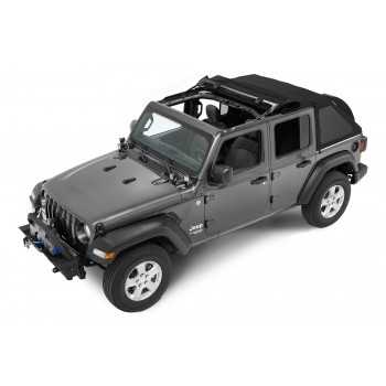 Capotage Bestop® trektop noir Jeep Wrangler JL 2018+ 4 portes