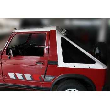 Capotage fastback blanc Suzuki Santana 410-413