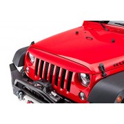 Visiere de calandre noire Jeep Wrangler JK 2007-2018