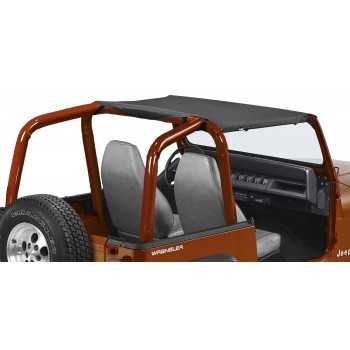 Bikini SUN CAP pavement ends noir Jeep Wrangler TJ 2003-2006