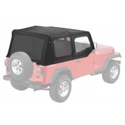 Capotage de remplacement PAVEMENT ENDS noir Wrangler a/haut de portes 1988-1995