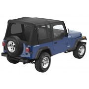 Capotage de remplacement PAVEMENT ENDS noir Wrangler a/haut de portes 1988-1995