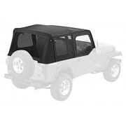 Capotage de remplacement PAVEMENT ENDS noir Wrangler a/haut de portes 1988-1995