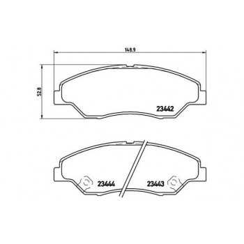 Jeu de plaquettes de frein avant Kia Sportage 1994-2003