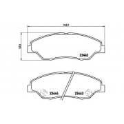 Jeu de plaquettes de frein avant Kia Sportage 1994-2003