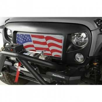 GRILLE DE CALANDRE SPARTAN NOIR MAT JEEP WRANGLER JK 2007-2017