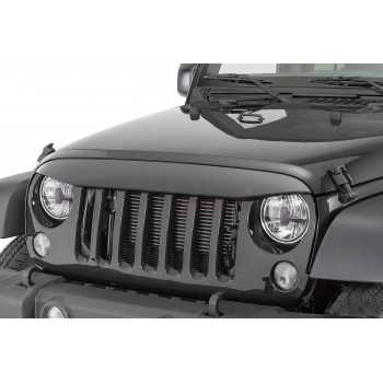 Visiere de calandre noire Jeep Wrangler JK 2007-2018