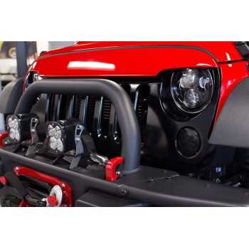 Optique de phare a LED sans vieilleuse fond noir Jeep-Toyota-Nissan-Land Rover-Mitsubishi